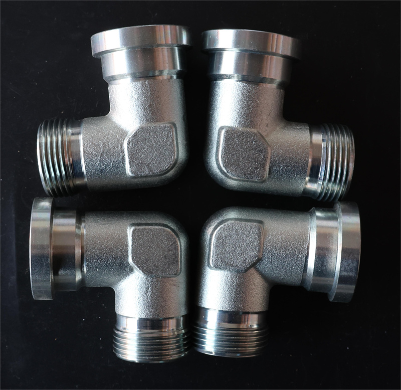 卡套式直角接头